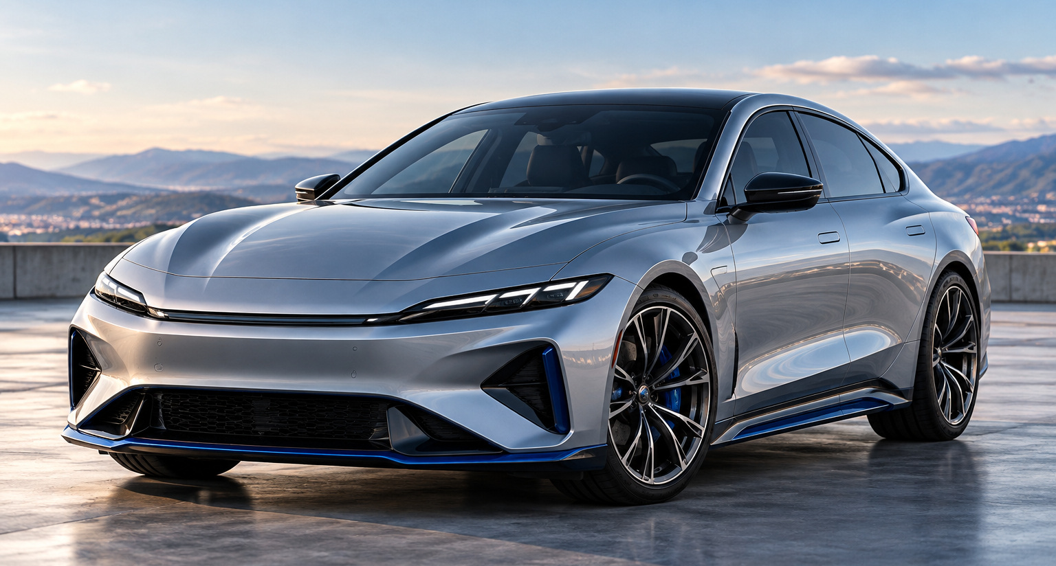 Electric car illustrating automotive propulsion and drivetrain applications